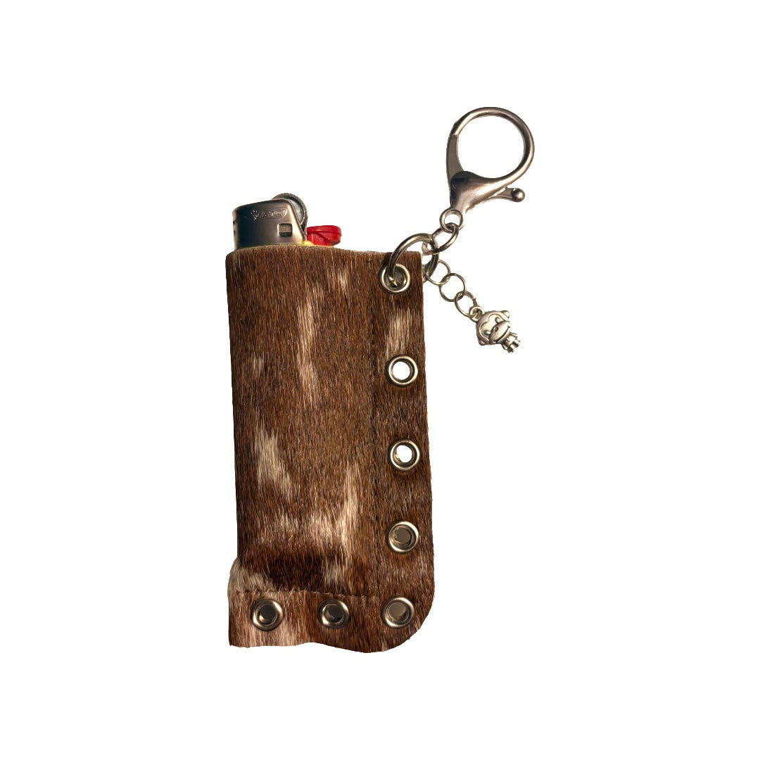Cowhide Lighter Holder