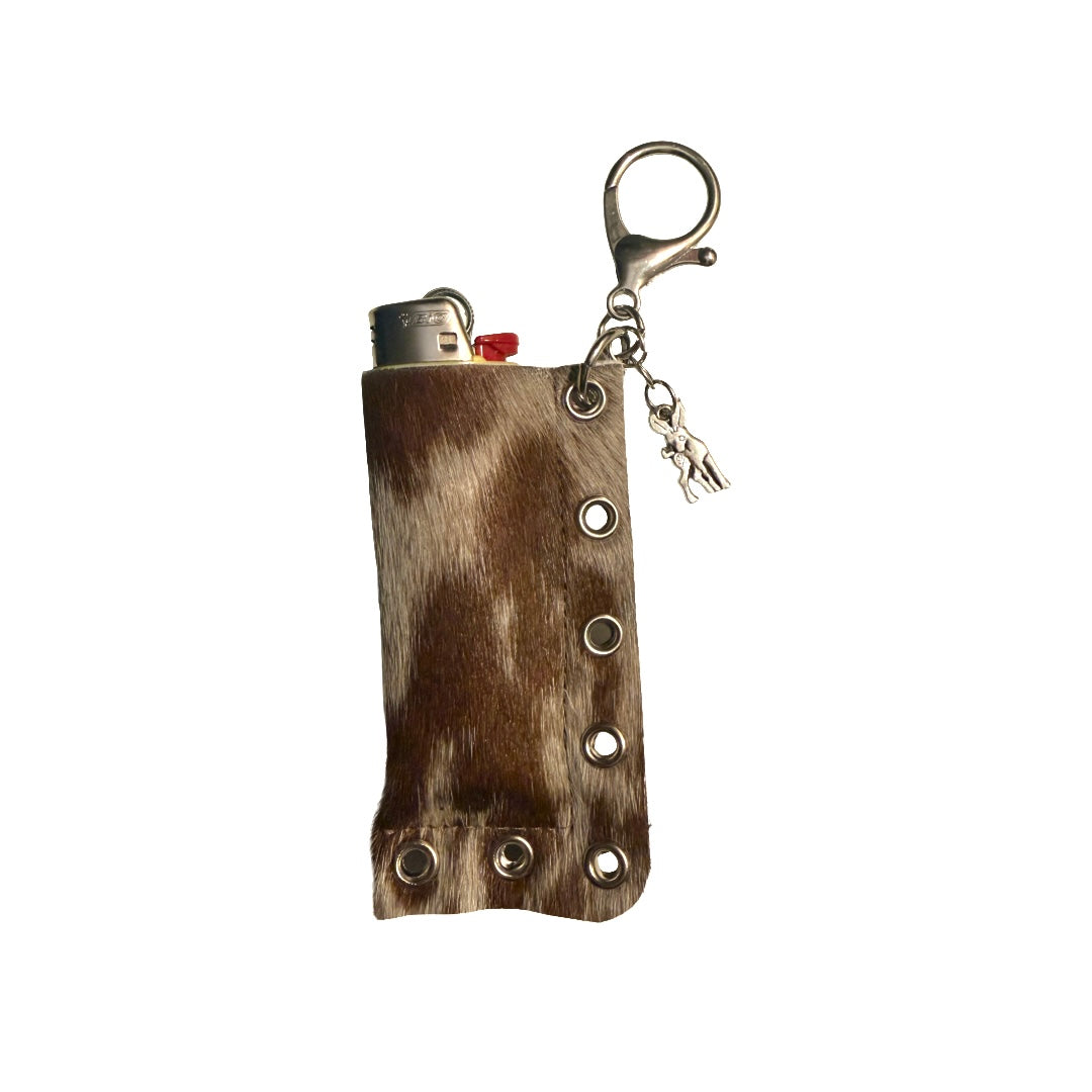 Cowhide Lighter Holder